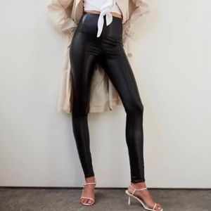 Aritzia Wilfred Free Daria Leather Leggings